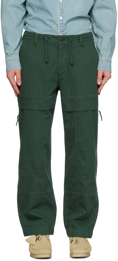 Thisisneverthat Green Zip Cargo Pants