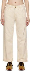 Rag & Bone Beige Dre Jeans In Ecru