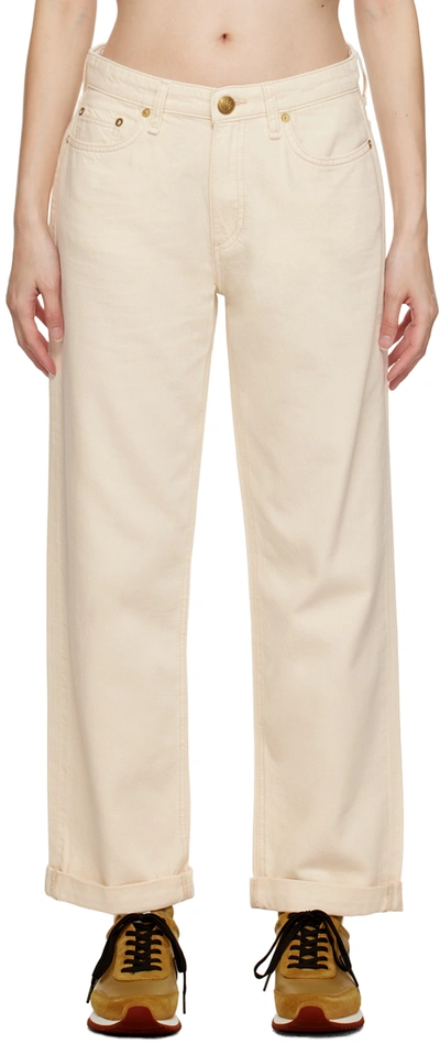 Rag & Bone Beige Dre Jeans In Nude