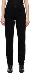 RAG & BONE BLACK SLIM-FIT JEANS