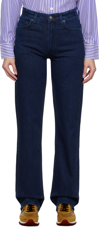 RAG & BONE NAVY HARLOW JEANS