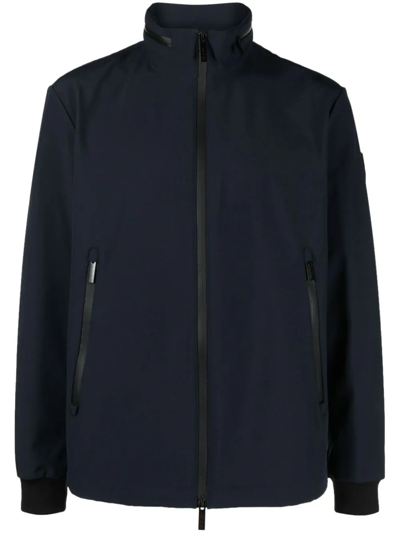Woolrich Giacca In Softshell In Blue