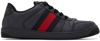 GUCCI NAVY SCREENER trainers