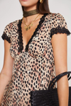 Rixo London Leopard Brown In Brown
