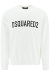 Dsquared2 Logo Print Sweatshirt In White (white)