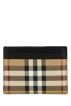 BURBERRY BURBERRY PRINTED CANVAS CARDHOLDER