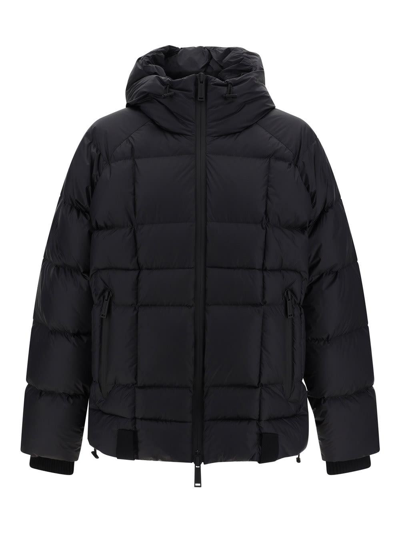 Dsquared2 Logo Print Hooded Down Jacket In 900