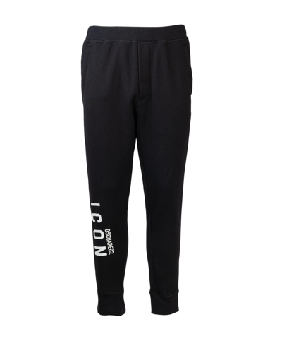 Dsquared2 Trousers With Logo In Bianco