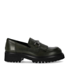 Guglielmo Rotta Wau Military Green Loafer In Green