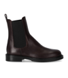 GUGLIELMO ROTTA PEG BURGUNDY CHELSEA BOOT