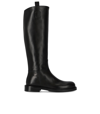 Guglielmo Rotta Piper Black High Boot In Black