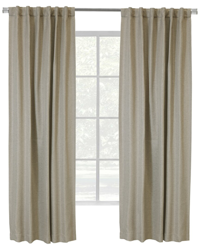 Thermalogic Galati Room-darkening Dual Header 52x63 Curtain Panel In White