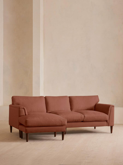 Soho Home Reya Chaise-end Sofa In Brown