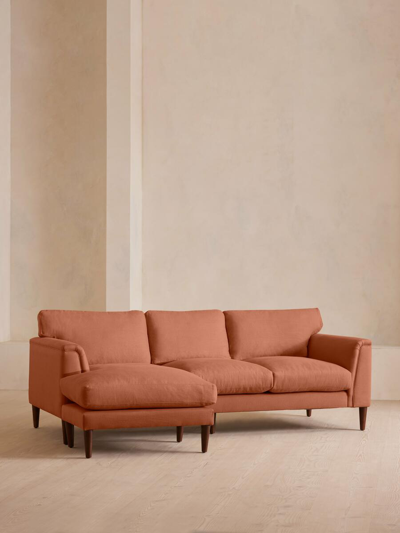 Soho Home Reya Chaise-end Sofa In Brown