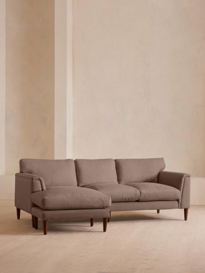 Soho Home Reya Chaise-end Sofa In Brown