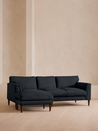 Soho Home Reya Chaise-end Sofa In Black