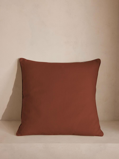 Soho Home Vinnie Large Square Cushion In Burgundy