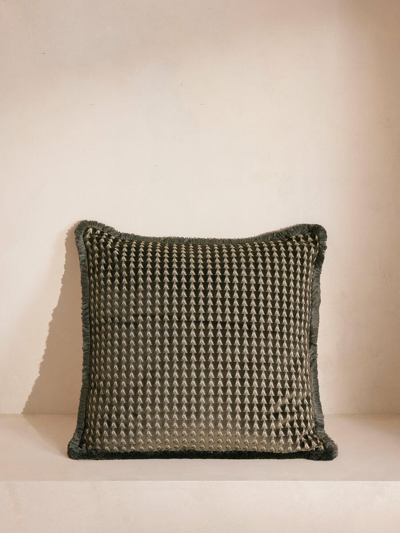 Soho Home Charis Square Cushion In Gold