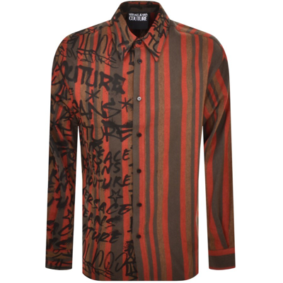 Versace Jeans Couture Long Sleeve Shirt Khaki