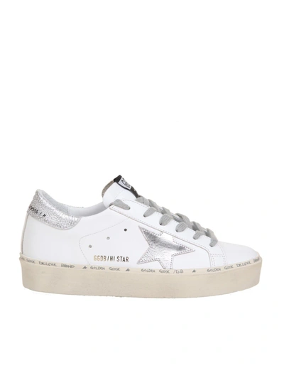 Golden Goose Hi Star Sneakers In White Leather In Default Title
