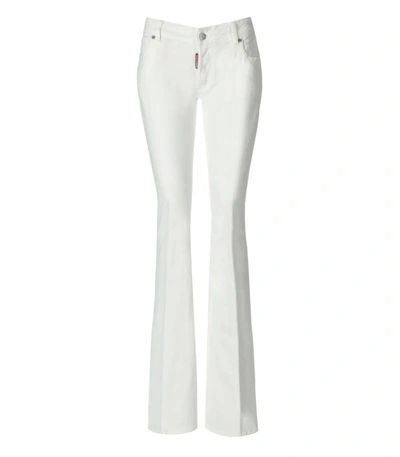 Dsquared2 Twiggy White Flare Jeans