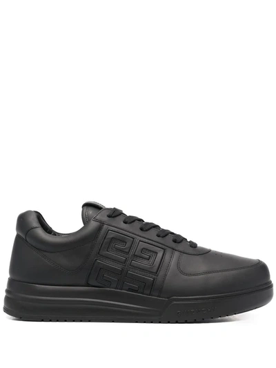 Givenchy G4 Sneakers In Leather In Nero