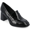 Journee Collection Collection Women's Tru Comfort Foam Malleah Pumps In Black Patent