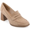 Journee Collection Collection Women's Tru Comfort Foam Wide Width Malleah Pumps In Taupe