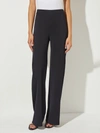 Misook Soft Crepe Wide-leg Pants In Black