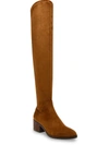 ANNE KLEIN AINSLEY WOMENS FAUX SUEDE NARROW SHAFT OVER-THE-KNEE BOOTS