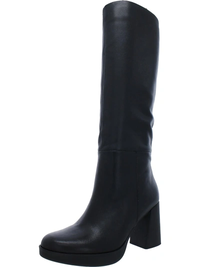 Naturalizer Womens Narrow Calf Leather Knee-high Boots In Black