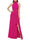 VINCE CAMUTO WOMENS RUCHED LONG EVENING DRESS