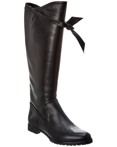 ALEXANDRE BIRMAN CLARITA SADDLERY LEATHER KNEE-HIGH BOOT