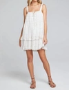 SALTWATER LUXE CLARICE MINI DRESS IN IVORY CONFETTI