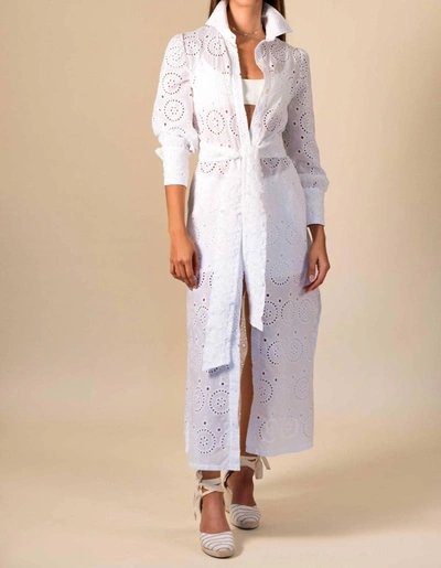 Angela Horton Palm Beach Dress In White