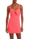 FORE WOMENS KNOT-FRONT MINI BODYCON DRESS