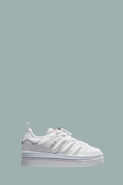 Moncler X Adidas Originals Moncler Campus Low Top Sneaker In White