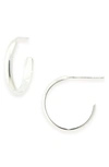 MADEWELL MADEWELL DELICATE COLLECTION DEMI-FINE SMALL HOOP EARRINGS