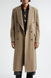 OUR LEGACY WHALE OVERSIZE GARMENT DYE WOOL BLEND PEACOAT