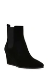 Anne Klein Viki Wedge Bootie In Black Ms