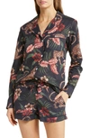 Desmond & Dempsey Signature Cotton Knit Pajama Set In Soleia Navy