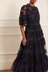 Needle & Thread Ingrid Gown In Blue