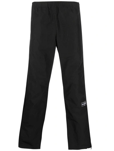 032c Logo-patch Straight-leg Trousers In Black