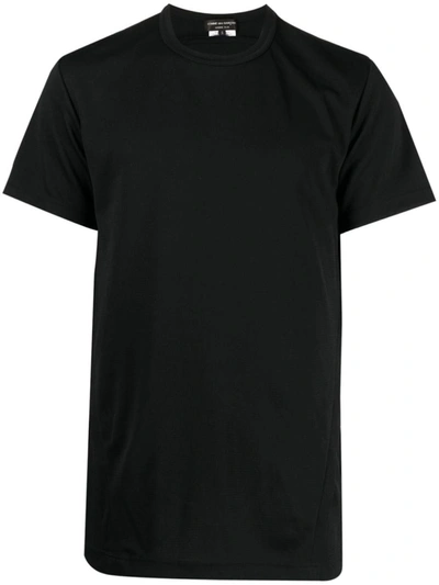Comme Des Garçons Homme Deux Crew-neck Jersey T-shirt In Black