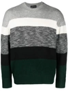 Emporio Armani Men's Wool Pullover In Grey