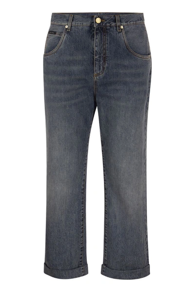 Etro Easy-fit Five-pocket Jeans In Denim Blue