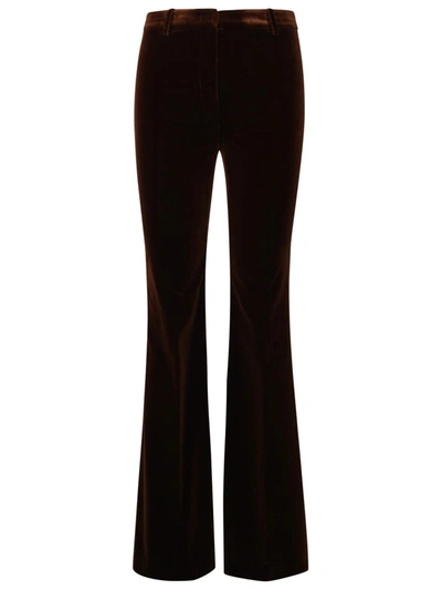 Etro Flare Pant In Brown