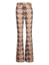 Etro Paisley High-rise Flared Jeans In Brown