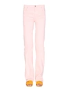 Etro Jeans With Embroidered Floral Detail In Pink