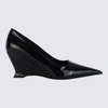 FERRAGAMO FERRAGAMO BLACK LEATHER VIOLA SLIM PUMPS